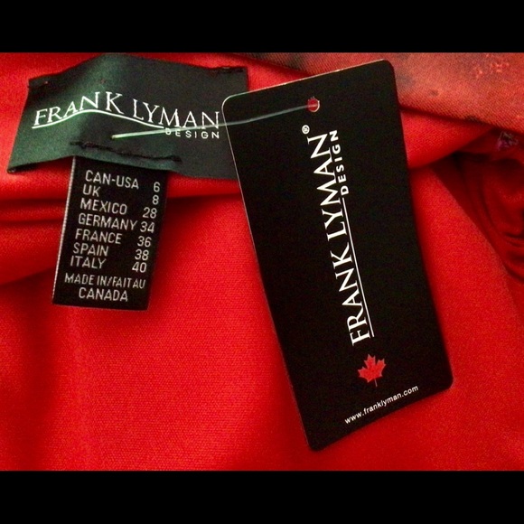 Frank Lyman NWT water color floral print, lovely dress - Picture 3 of 16